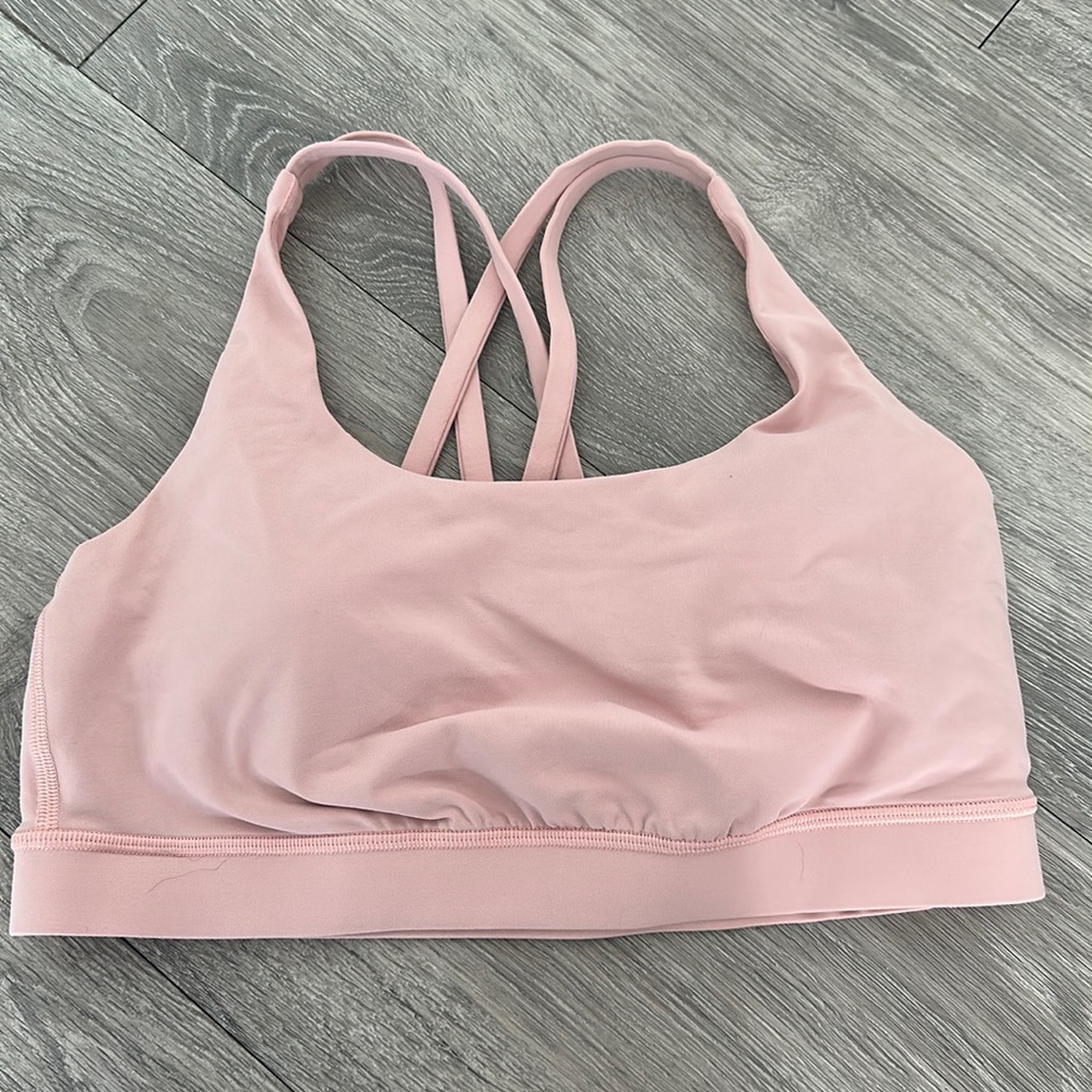 Lululemon Energy Bra Dew Pink